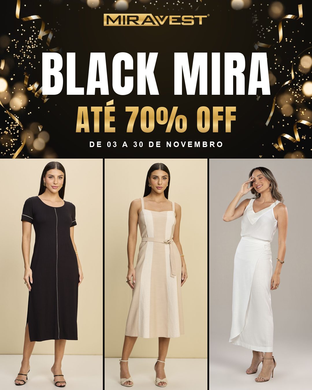 Black Mira 2026: até 70% off de 03 a 30 de novembro